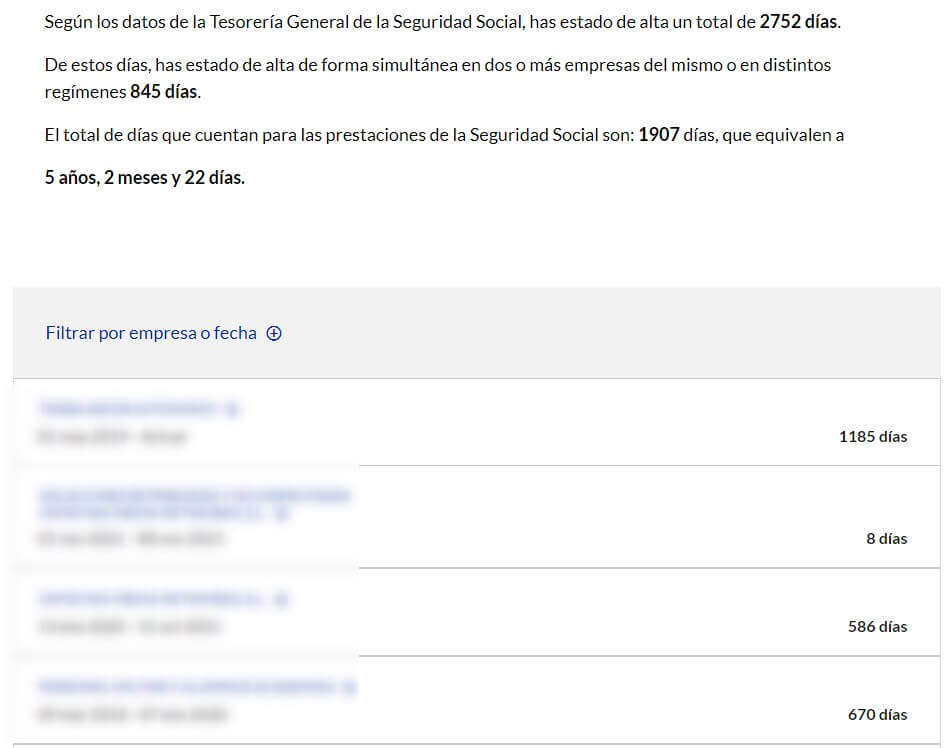 solicitar vida laboral
